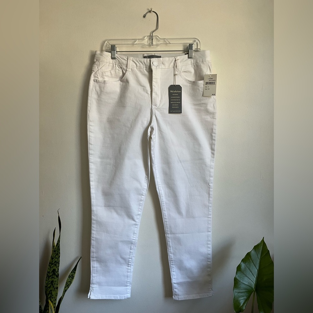 Wit & Wisdom High Rise Ankle Skimmer, Size 12